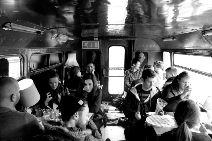 Photographers in The Big Blue Bus, The Bernard Shaw